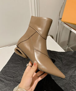 CHIKO Skylar Pointy Toe Block Heels Ankle Boots