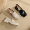 Buy CHIKO Tadewi Square Toe Block Heels Loafers Shoes online shopping cheap