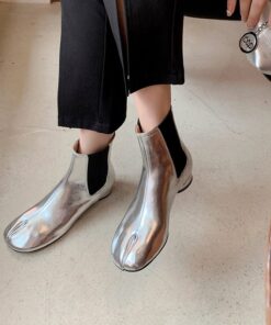 CHIKO Tonesha Round Toe Block Heels Ankle Boots