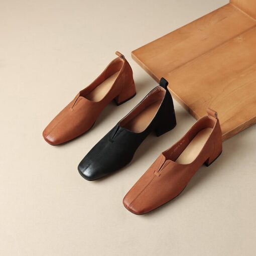 Buy CHIKO Tykeisha Square Toe Block Heels Pumps Shoes online shopping cheap