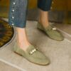 Buy CHIKO Undine Round Toe Block Heels Loafer Flats online shopping cheap