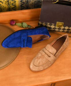 CHIKO Vigilia Round Toe Block Heels Loafer Flats