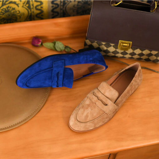 Buy CHIKO Vigilia Round Toe Block Heels Loafer Flats online shopping cheap