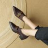 Buy CHIKO Vivian Pointy Toe Block Heels Pumps Shoes online shopping cheap