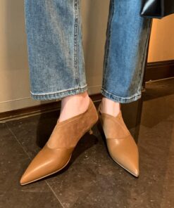 CHIKO Voneisha Pointy Toe Kitten Heels Ankle Boots