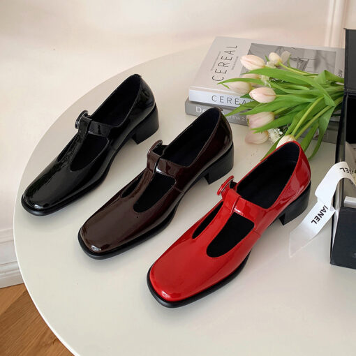 Buy CHIKO Xabrina Square Toe Block Heels Pumps Shoes online shopping cheap