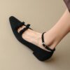 Buy CHIKO Yasmine Square Toe Block Heels Pumps Shoes online shopping cheap