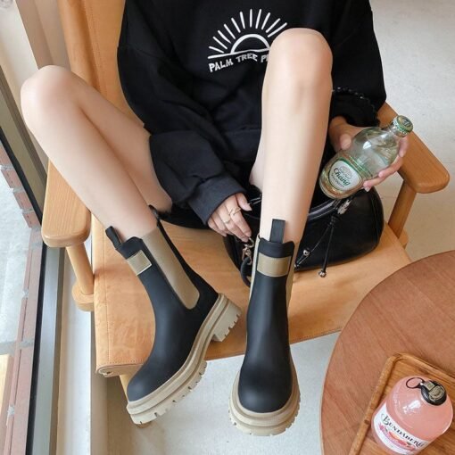 Buy CHIKO Zaina Round Toe Block Heels Ankle Boots online shopping cheap