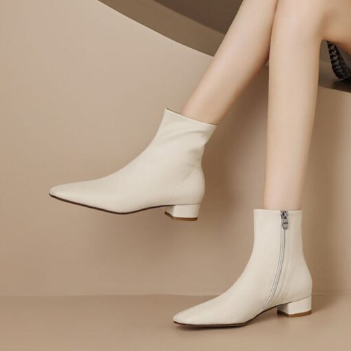 Buy CHIKO Zantina Square Toe Block Heels Ankle Boots online shopping cheap