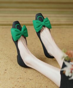 CHIKO Zerdali Square Toe Block Heels Pumps Shoes