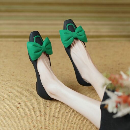 Buy CHIKO Zerdali Square Toe Block Heels Pumps Shoes online shopping cheap