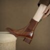 Buy CHIKO Zina Round Toe Block Heels Ankle Boots online shopping cheap