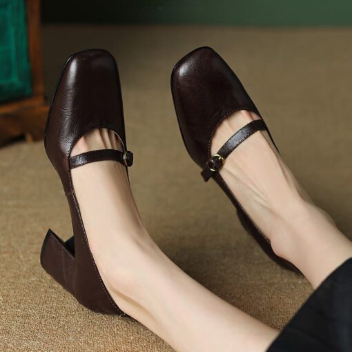 Buy CHIKO Zoe Square Toe Block Heels Mary Jane Shoes online shopping cheap