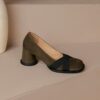 Buy CHIKO Zuri Round Toe Block Heels Pumps Shoes online shopping cheap