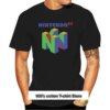 Camiseta con Logo de N64, ropa informal de talla grande, estilo Hip-Hop, S, 2Xl, moda, marca, 011219