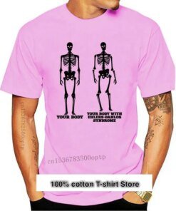 Camiseta con estampado de cinta de cebra para hombre y mujer, camisa con estampado de Ehlers, Danlos, síndrome, EDS, RT