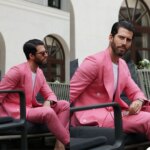 Casual Men Tuxedos Custom Made Single Breasted Peaked Lapel Streetwear Blazer 2 Pieces Set Daily Slim Fit Jacket