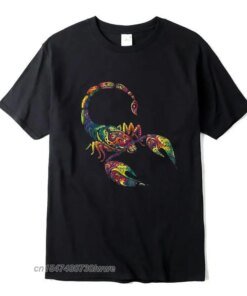 Chic Men’s T-Shirt High Quality 100% Cotton T-Shirt Street Style Loose Cool Scorpion Printed Men T Shirt For Men