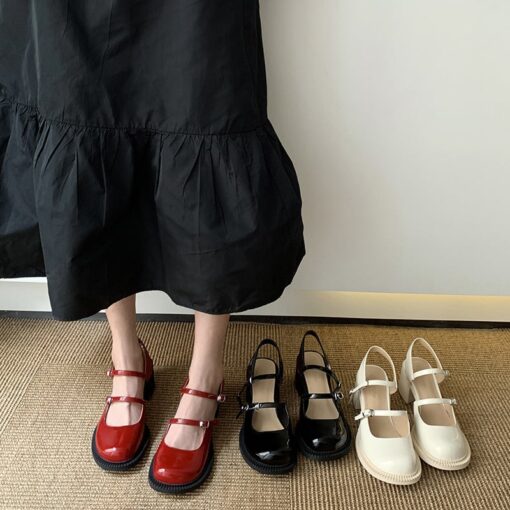 Buy Chiko Amilia Round Toe Block Heels Pumps online shopping cheap