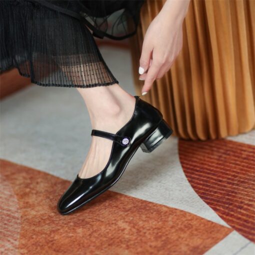 Buy Chiko Antonina Square Toe Block Heels Pumps online shopping cheap
