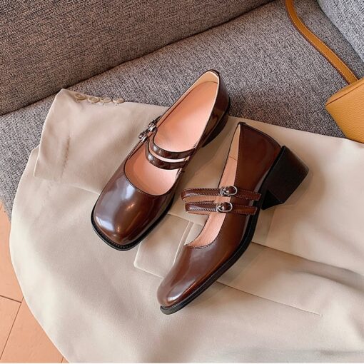 Buy Chiko Bina Square Toe Block Heels Pumps online shopping cheap