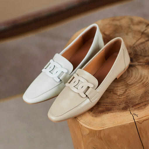 Buy Chiko Ceres Square Toe Block Heels Loafer online shopping cheap