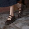 Buy Chiko Clemence Round Toe Block Heels Pumps online shopping cheap