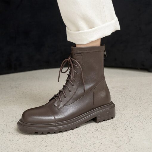 Buy Chiko Connie Round Toe Block Heels Boots online shopping cheap