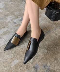 Chiko December Pointed Toe Block Heels Loafer