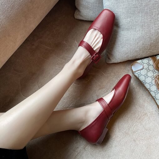 Buy Chiko Deva Square Toe Block Heels Pumps online shopping cheap