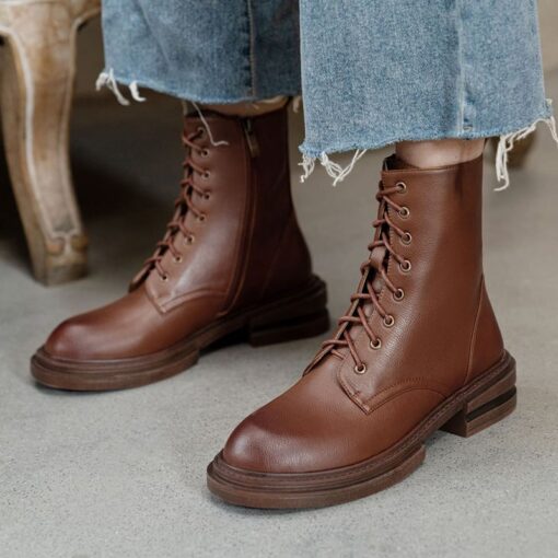 Buy Chiko Elyse Round Toe Block Heels Boots online shopping cheap