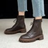 Buy Chiko Elyssa Round Toe Block Heels Boots online shopping cheap
