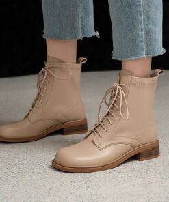 Chiko Emelia Square Toe Block Heels Boots