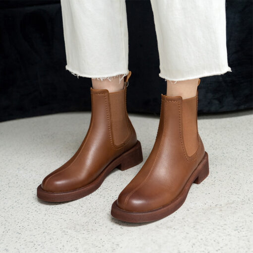 Buy Chiko Emerenciana Round Toe Block Heels Boots online shopping cheap