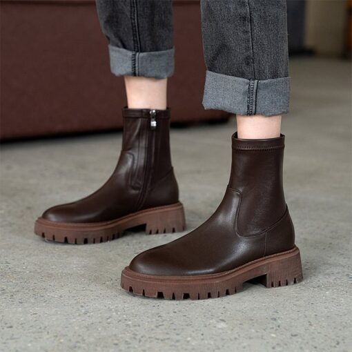 Buy Chiko Emerita Round Toe Block Heels Boots online shopping cheap
