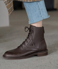 Chiko Erma Round Toe Block Heels Boots
