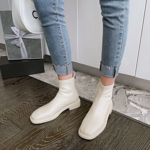 Buy Chiko Idara Square Toe Block Heels Boots online shopping cheap