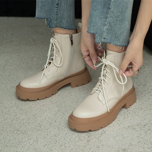 Buy Chiko Iniga Round Toe Block Heels Boots online shopping cheap