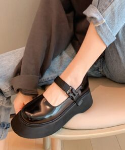 Chiko Opalina Round Toe Flatforms Pumps