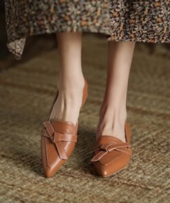 Chiko Shira Pointed Toe Block Heels Loafer