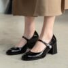 Buy Chiko Taja Square Toe Block Heels Pumps online shopping cheap