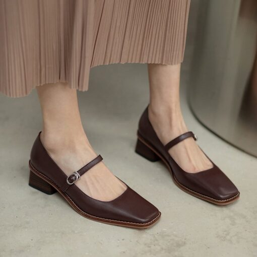 Buy Chiko Tajah Square Toe Block Heels Pumps online shopping cheap