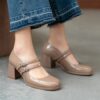 Buy Chiko Tamera Square Toe Block Heels Pumps online shopping cheap