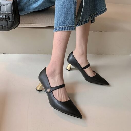 Buy Chiko Tammy Pointed Toe Curved Heels|Kitten Heels Pumps online shopping cheap