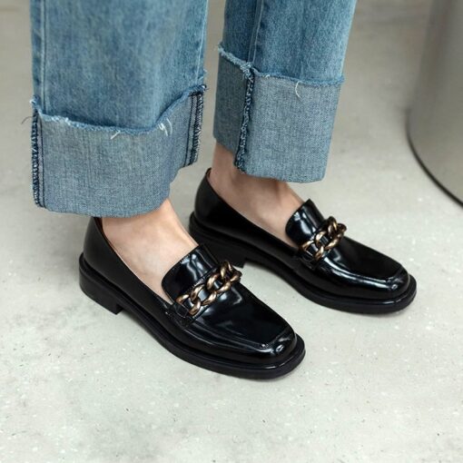 Buy Chiko Vardina Square Toe Block Heels Loafer online shopping cheap
