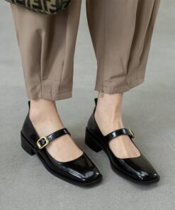 Chiko Xami Square Toe Block Heels Pumps