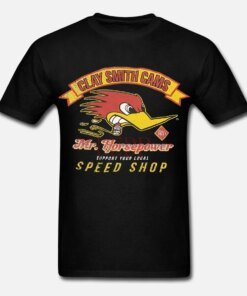 Clay Smith Cams Support Your Local Navy Blue Men’s T-Shirt Mr. Horsepower