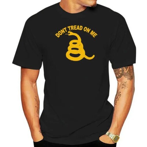 Buy Clothing Vintage Dont Tread On Me T Shirt 3614(2) online shopping cheap