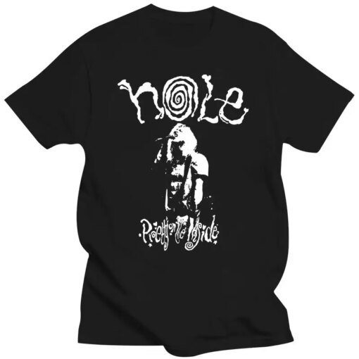Buy Courtney Love Hole Band Cotton Black Men T Shirt S 4Xl Yy491 online shopping cheap