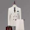 Buy Custom Made Groom Wedding Dress Blazer Suits Pants Business High-end Classic Dress Trousers SA05-24599 online shopping cheap